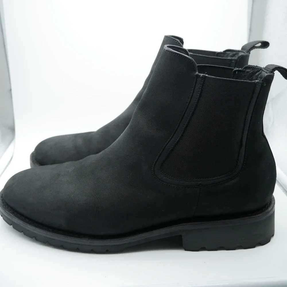 Thursday Boot Co Legend Everday Chelsea Boots Mens 11.5 Black Leather Handmade